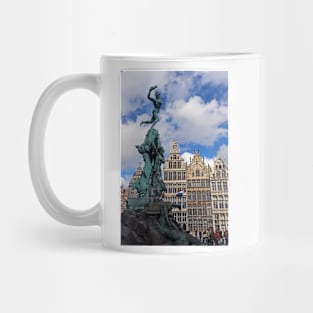 Brabo Fountain - Antwerp, Belgium (VI) Mug